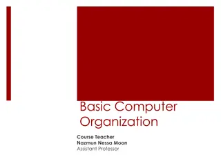Basic Computer Organization and Operations