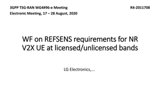 Discussion on REFSENS Requirements for NR V2X UE Bands