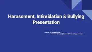 Harassment, Intimidation, and Bullying in Education