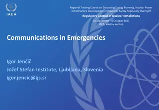 Enhancing Energy Planning and Nuclear Safety Communications Training