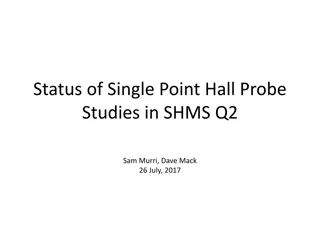 Single Point Hall Probe Studies in SHMS for Scaling SHMS Golden Tune
