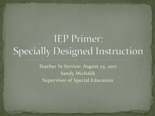 Accommodations and Modifications in Special Education