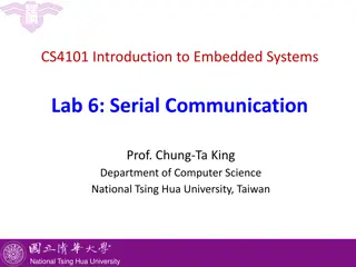 Embedded Systems Lab 6: Serial Communication and Temperature Measurement