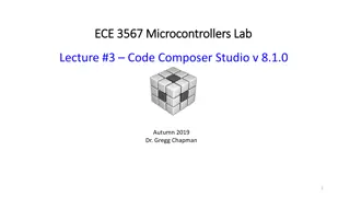 Setting Up a Microcontrollers Lab with Code Composer Studio v.8.1.0