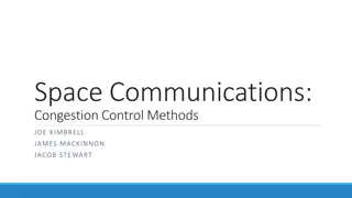 Innovative Approaches for Space Communications Congestion Control