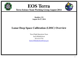 Lunar Deep Space Calibration Overview for Terra Mission