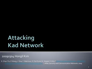 Attacking the Kad Network: Real-world Evaluation and Simulation using DVN
