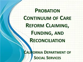 Probation Continuum of Care Reform in California Department of Social Services
