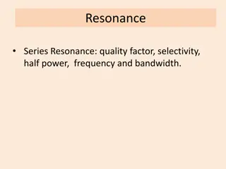 Series Resonance and Its Characteristics