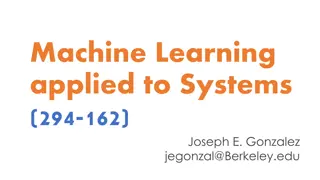 Machine Learning in Systems: Optimal Policies and Applications
