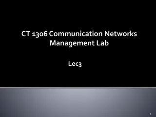Troubleshooting Methods in Communication Networks Management