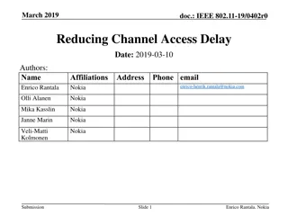 Reducing WLAN Latency with Multiple Primary Channels