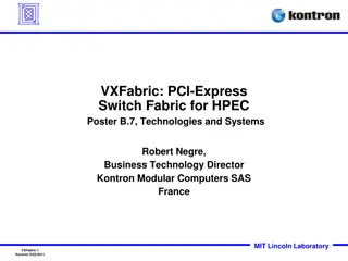 VXFabric: PCI-Express Switch Fabric for High-Performance Embedded Computing