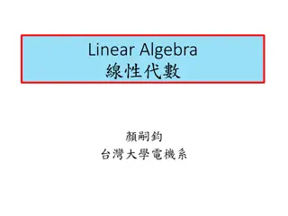 Explore Linear Algebra Course Details and Benefits