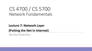 Unveiling Network Fundamentals: The Internet's Network Layer