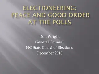 State Buffer Zone Laws and Polling Place Regulations