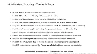 Indian Mobile Manufacturing: Key Insights and Future Prospects