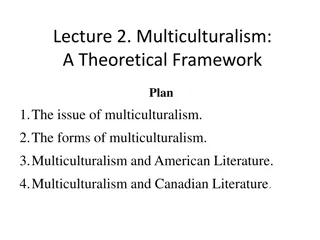Multiculturalism: Theoretical Perspectives and Applications