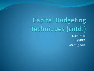 Internal Rate of Return (IRR) and Investment Evaluation Methods