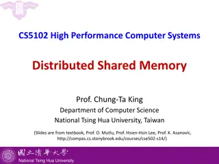 Distributed Shared Memory in High-Performance Computer Systems