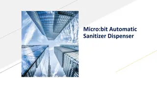 Automatic Sanitizer Dispenser with IR and Ultrasonic Sensors