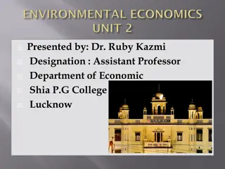 Relationship Between Environment and Development