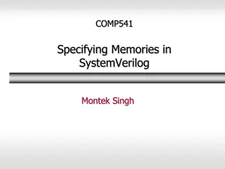 Memories in SystemVerilog: ROM, RAM, and Descriptions