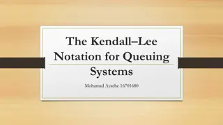 Kendall Lee Notation for Queuing Systems