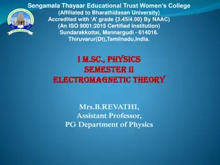 Electromagnetic Waves and Their Propagation