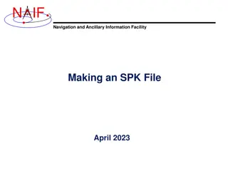 Making an SPK File for N.IF Navigation Facility