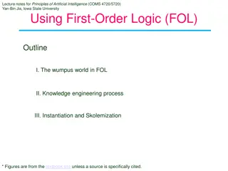 First-Order Logic in Artificial Intelligence Studies