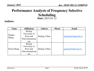 Performance Analysis of Frequency Selective Scheduling in IEEE 802.11-15/0097r0