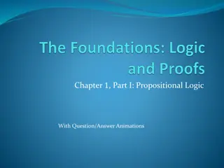 Propositional Logic Overview and Constructs