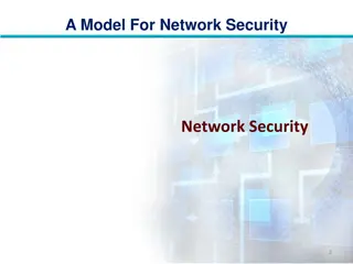 Establishing a Model for Network Security