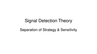 Signal Detection Theory: Separation of Strategy & Sensitivity