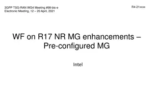 Advanced Configurations for 5G RAN Enhancements Discussion