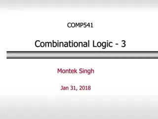 Combinational Logic Synthesis and Implementation Overview