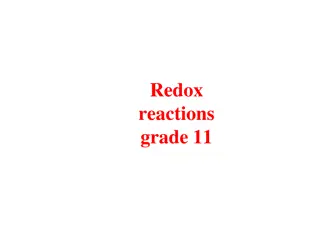 Oxidation and Reduction Reactions in Chemistry
