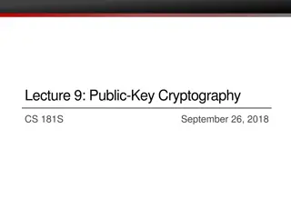 Public-Key Cryptography and RSA Algorithm