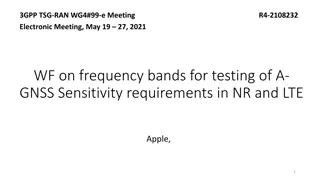 Frequency Bands Testing Discussion in 3GPP TSG-RAN Meeting