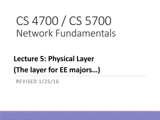 Network Fundamentals: Physical Layer and Encoding Techniques