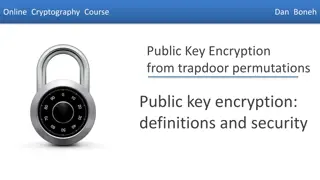 Cryptography Fundamentals: Dan Boneh's Public Key Encryption
