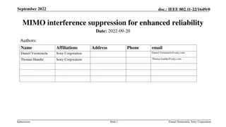 Enhancing Uplink Reliability with MIMO Interference Suppression in WLAN