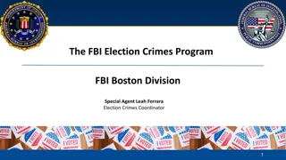 FBI Election Crimes Program Overview