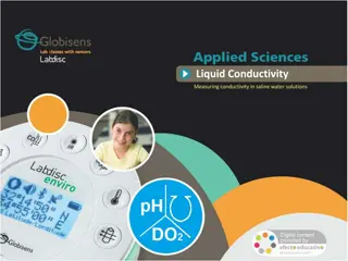 Conductivity in Saline Water Solutions