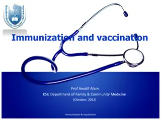 Immunization and Vaccination: Prof. Awatif Alam KSU Department Insights