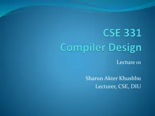 Compilers: Structure, Functions, and Tools