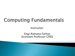C++ Basics: Comments, Input/Output, and Variables