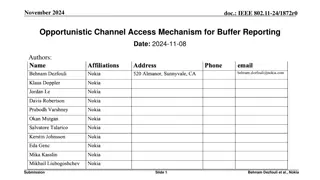 Enhancing Wireless Communication Efficiency with Buffer Reporting Mechanism