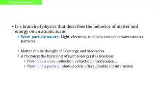 3D Quantum Physics - Behavior of Matter and Energy